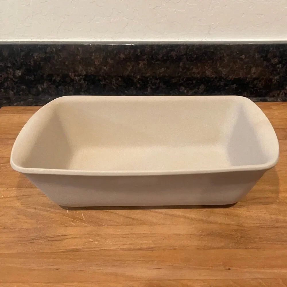 Pampered Chef Stoneware Loaf baking pan